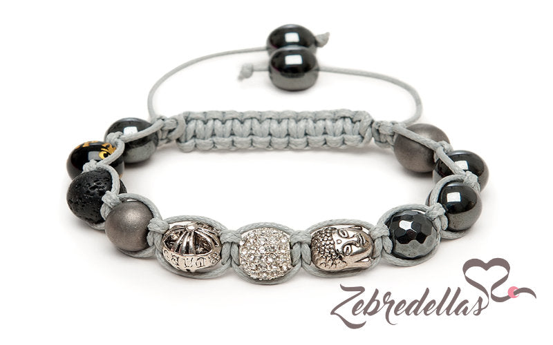 Onyx Mantra – 10mm Braided Bracelet