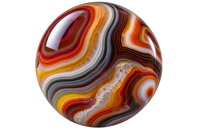 Coloured Banded Agate