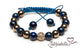 Lapis Lazuli & Pyrite – 8mm Braided Bracelet