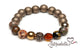 Onyx Mantra, Jasper & Bronzite – Elastic Bracelet