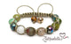 Frosted Malachite & Jade Mosaic – 10mm Braided Bracelet