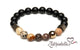 Jasper, Onyx & Pyrite – Elastic Bracelet