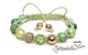 Frosted Malachite & Jade Mosaic – 10mm Braided Bracelet