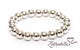 Silver Tone Hematite – Elastic Bracelet