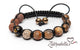 Picture Jasper & Onyx Mantra – 10mm Braided Bracelet