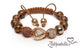 Pyrite & Tiger’s Eye – 10mm Braided Bracelet