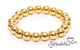 Light Gold Hematite – Elastic Bracelet