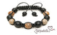 Onyx & Picture Jasper – 10mm Braided Bracelet
