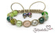 Malachite & Jade Qinghai – 10mm Braided Bracelet