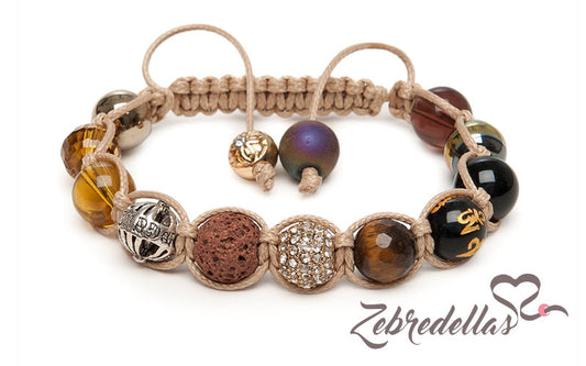 Onyx Mantra – 10mm Braided Bracelet
