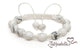 Howlite – 10mm Braided Bracelet