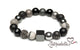 Picasso Jasper, Onyx & Hematite – Elastic Bracelet