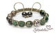 Malachite & African Turquoise – 10mm Braided Bracelet