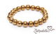 Gold Tone Hematite – Elastic Bracelet