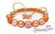 Carnelian & Rose Gold – 10mm Braided Bracelet