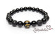 Onyx Mantra – Mixed Size Elastic Bracelet