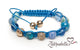 Blue Lace Agate & Jade Mosaic – 10mm Braided Bracelet