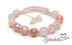 Rose Quartz & Jade Mosaic – 10mm Braided Bracelet