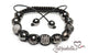 Map Picasso Jasper & Hematite – 10mm Braided Bracelet
