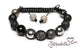 Onyx, Lava & Hematite – 10mm Braided Bracelet