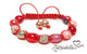 Jade Mosaic & Dragon’s Vein Agate – 10mm Braided Bracelet