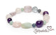 Angelite, Amazonite & Amethyst – Elastic Bracelet